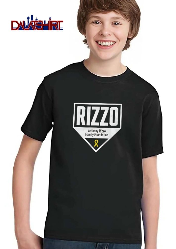 Anthony Rizzo Family Foundation Rizzo Yellow Ribbon Home Plate Base shirt
