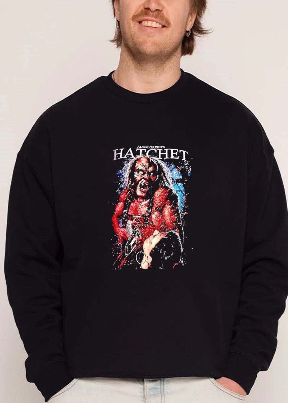 Adam Green Hatchet Deformed Monster Belt Sander Blood Spray shirt