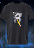 Rewind the Past Cassette Tape Graphic shirt