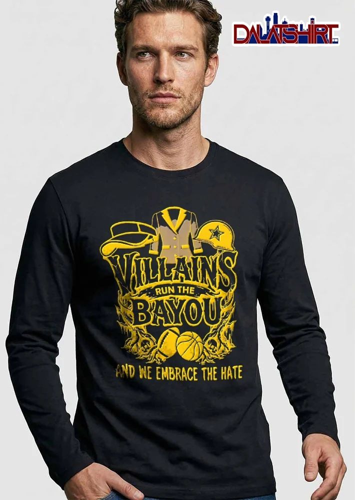 Villains Run The Bayou And We Embrace Hate Visor Suit Jacket Helmet Football Basketball Skulls shirt
