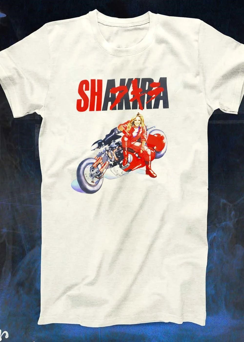 Shakira Mashup Akira Anime Series Fan Art T-Shirt