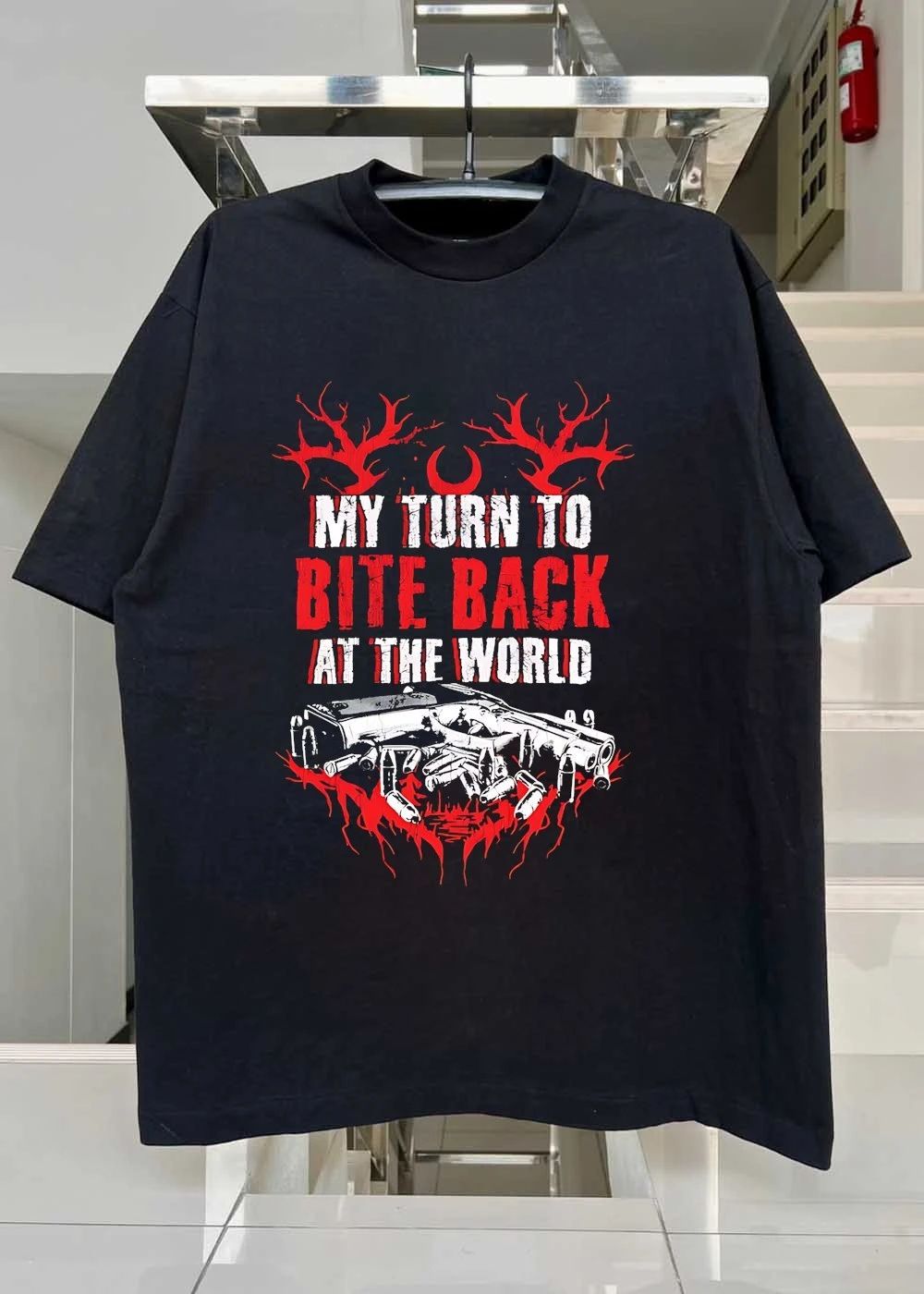 Weapon Apparel My Turn to Bite Back at the World T-Shirt