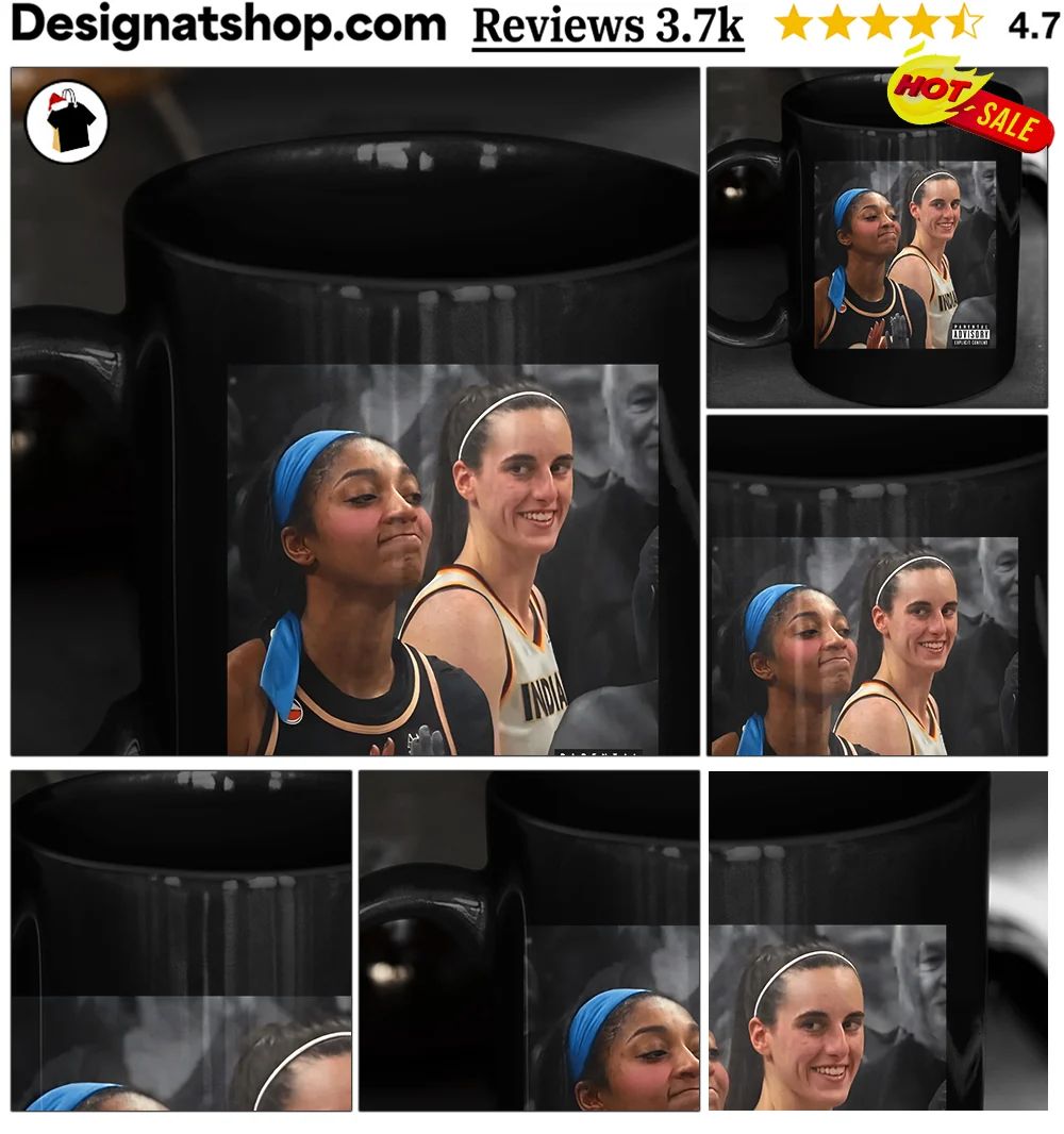 Caitlin Clark Laughing At Angel Reese photo shirt