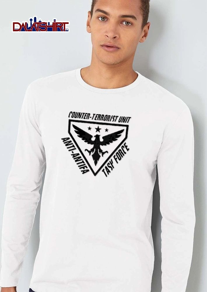 Counter-Terrorist Unit Anti-Antifa Task Force eagle shield shirt