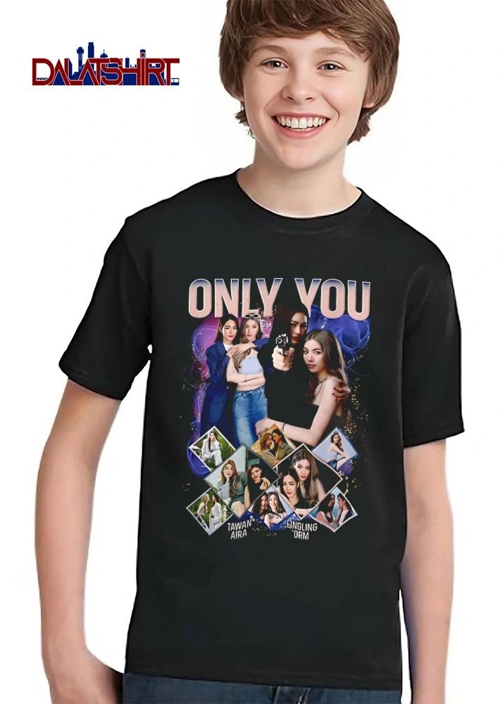 Only You Tawan Aira Lingling Orm Bootleg Vintage Collage Women Hugging Gun shirt