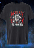 Milly The Metal Dog Rock Music French Bulldog T-Shirt
