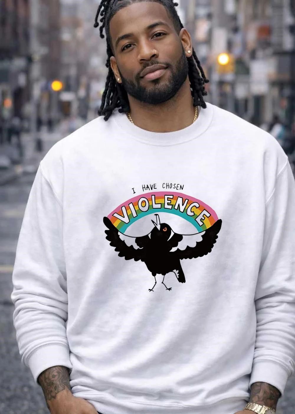 Magpie Art I Have Chosen Violence Shirt