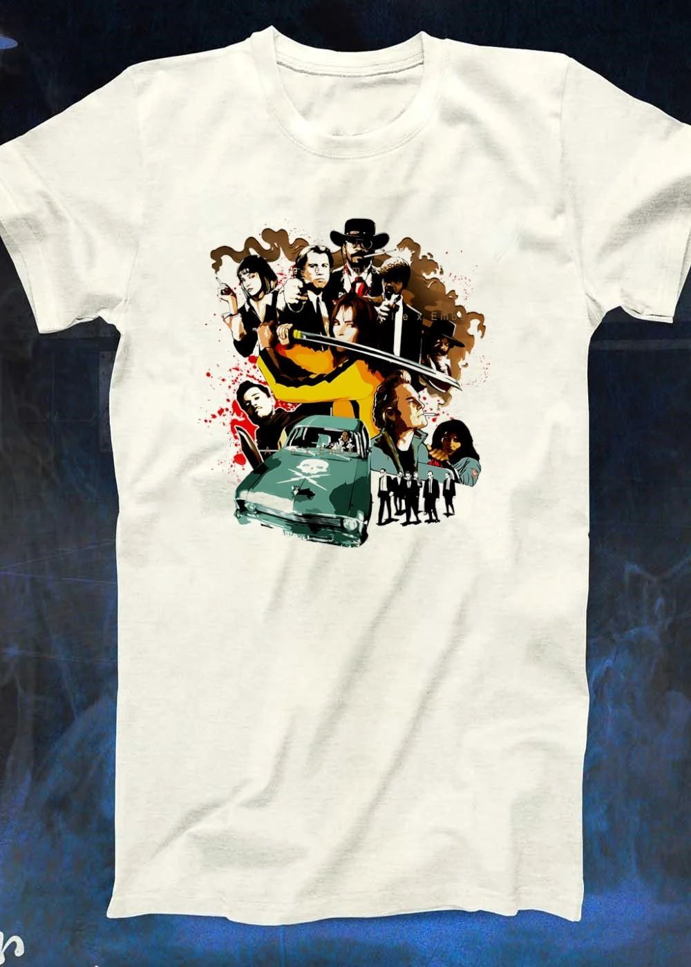 Alex Ember Pulp Fiction Quentin Tarantino Movie Characters Samurai Sword T-Shirt