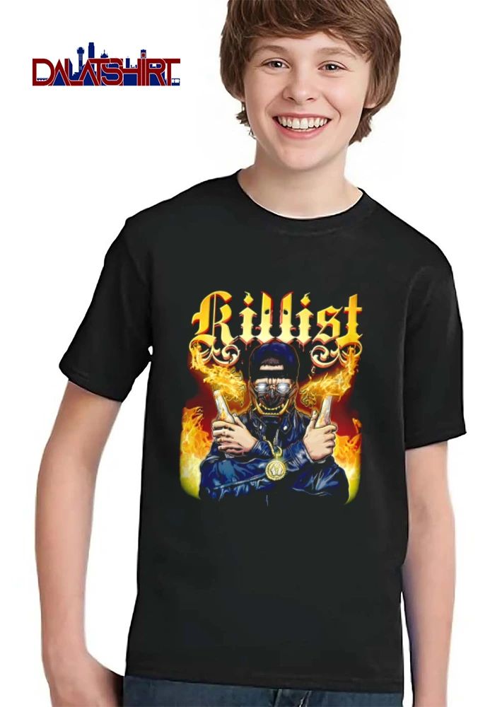 Killist Samurai Mask Figure Holding Flaming Molotov Cocktails Leather Jacket shirt