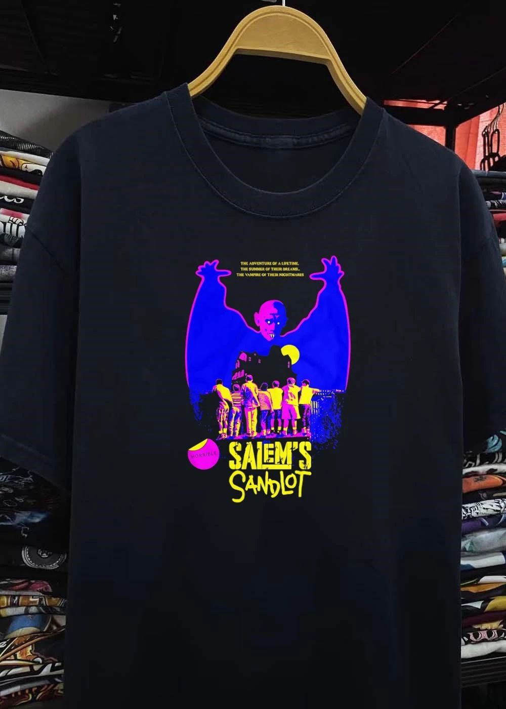 Horrible Mashup Salem’s Sandlot Movie Poster Kids Encounter Vampire T-Shirt