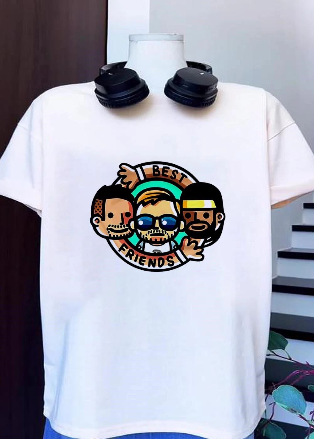 Friends Cartoon Trio Men’s shirt
