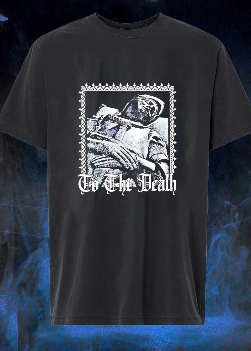 Knight in Armor Holding Sword To The Death T-Shirt