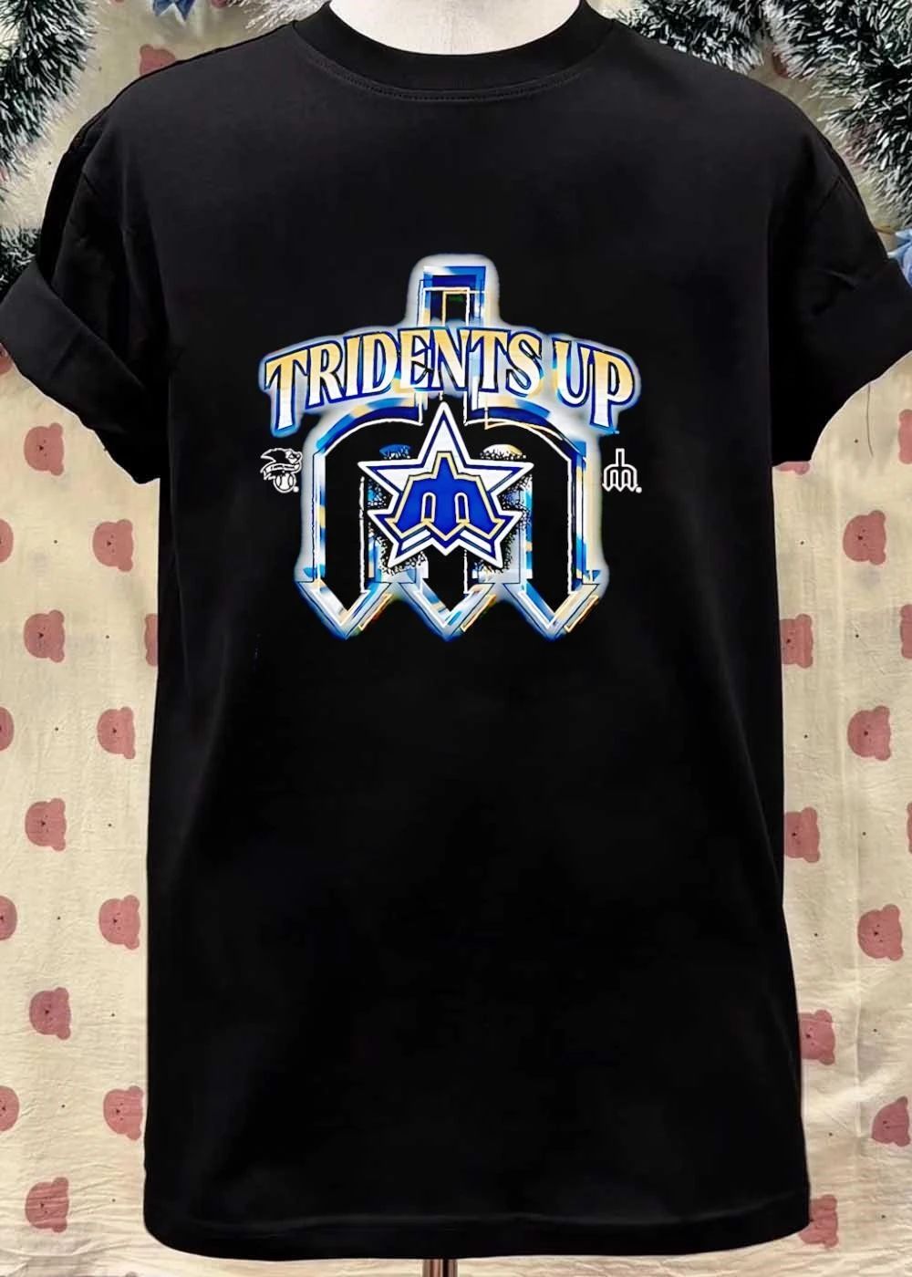 Seattle Mariners MLB Tridents Up 3d Metallic Compass Star Logo shirt