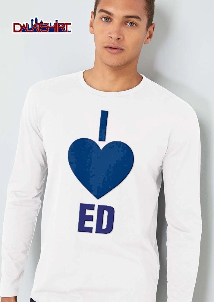 I Heart ED Solid Blue shirt
