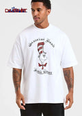 Grateful Dead Fall Tour Skeleton Cat Striped Hat Red Bowtie shirt