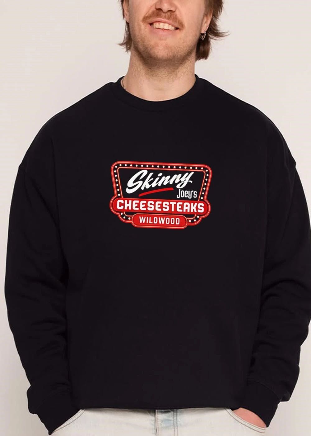 Skinny Joeys Cheesesteaks Wildwood Retro Marquee Frame Bulb Lights Sign shirt