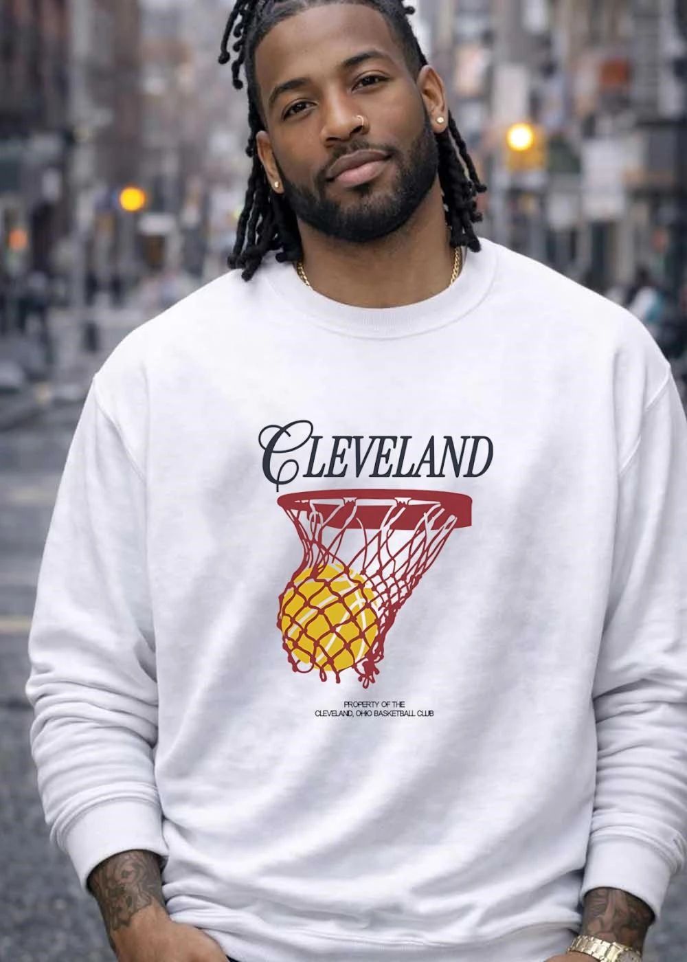 Property of the Cleveland Ohio Basketball Club, Cleveland Hoop Swish shirt