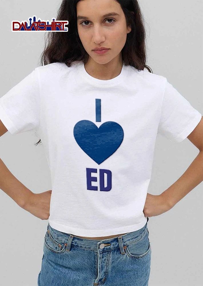 I Heart ED Solid Blue shirt