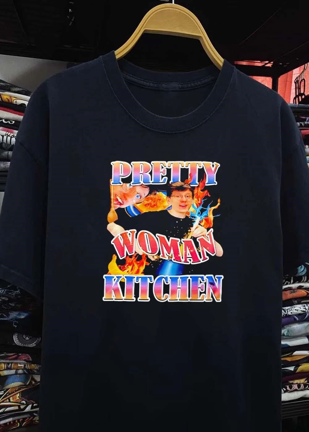 Pretty Woman Kitchen’ JackSucksAtLife Cooking Funny Internet Meme shirt