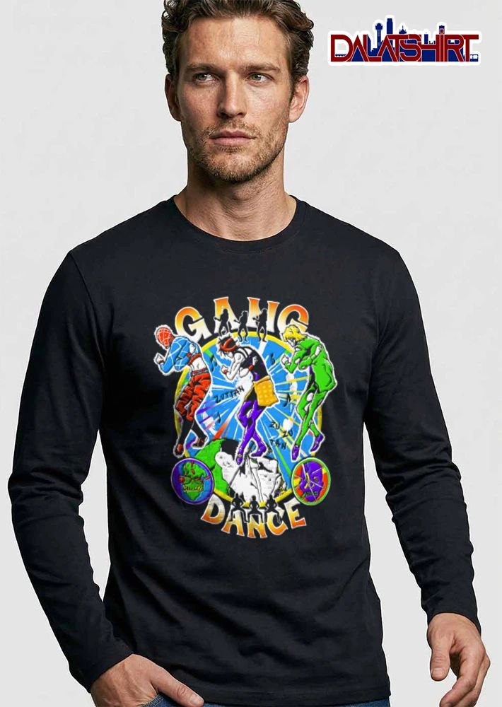 Gang Dance Anime Characters Performing Torture Head Circle shirt