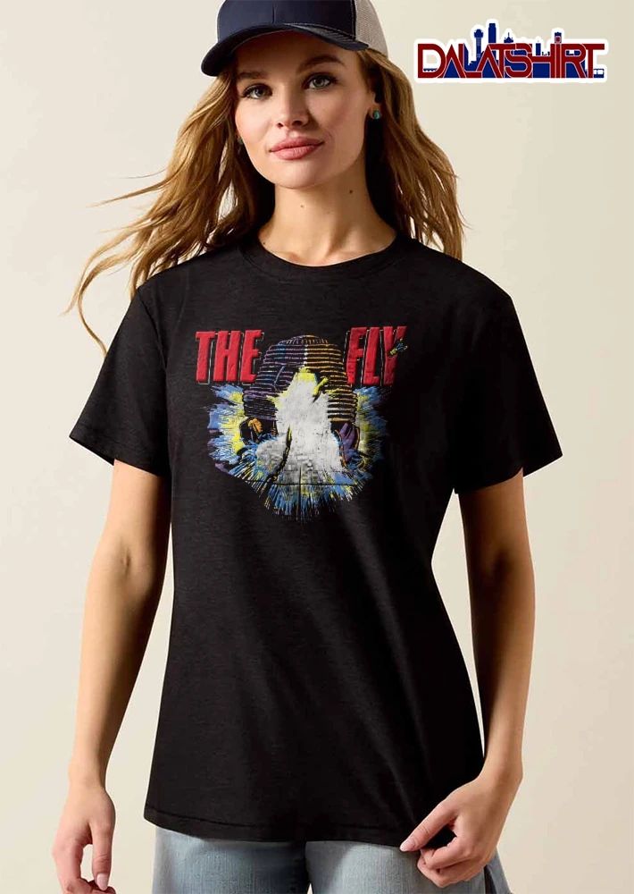 Fly Telepod Glowing Light Burst Sci Fi Horror Poster Art shirt