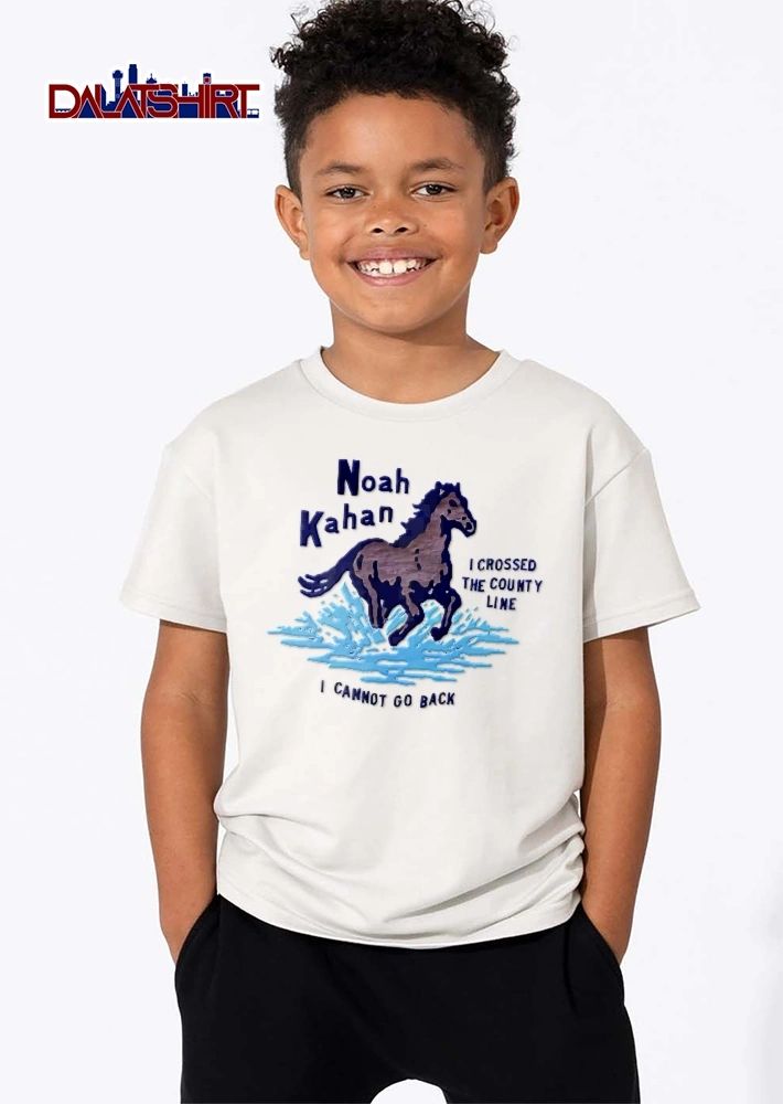 I Crossed The County Line Cannot Go Back Noah Kahan Horse Splashing Water shirt