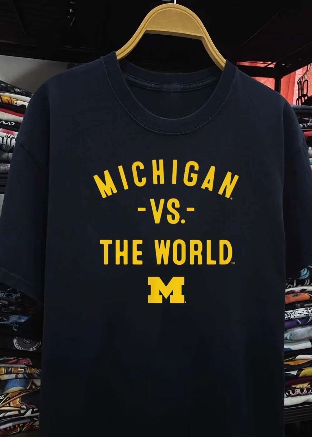 Michigan Apparel Michigan vs the World M Logo Shirt