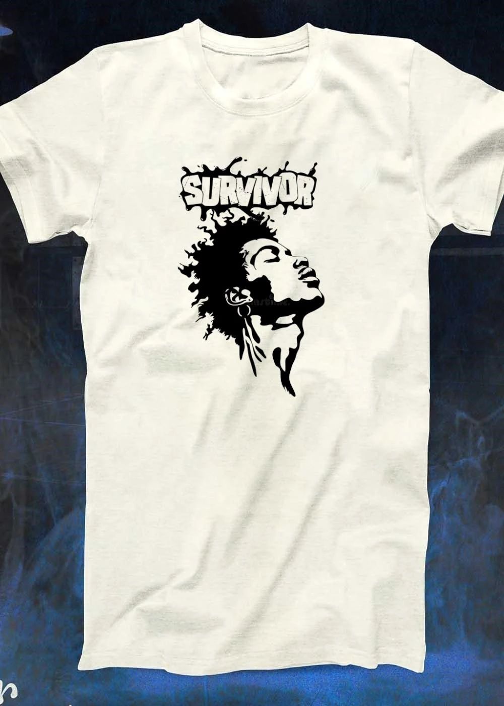 Black Power Art Survivor Profile Graphic T-Shirt