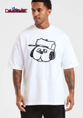 Peanuts Character Olaf Cartoon Line Art Droopy Dog Head Cap shirt