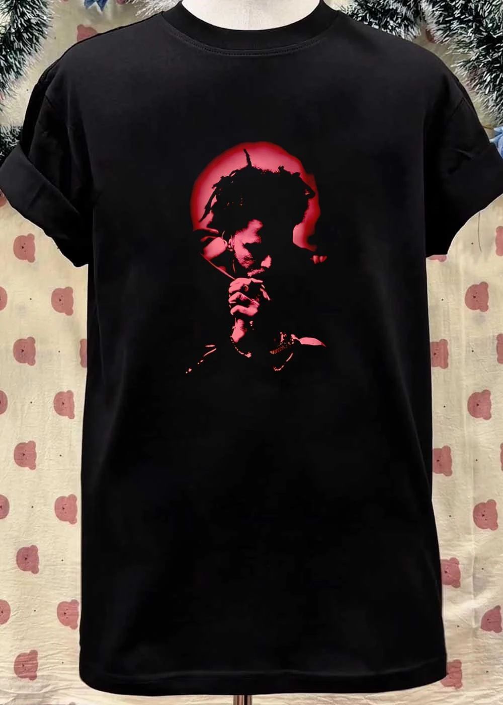 JID Performing and Holding Microphone shirt