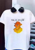 You Sir Are a Fish Cowboy Western Graphic shirt