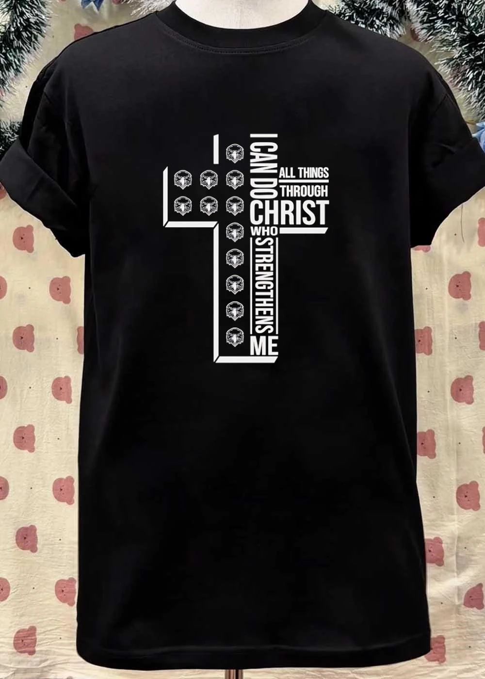 Eagle Cross Religious Faith I Can Do All Things Through Christ Who Strengthens Me shirt