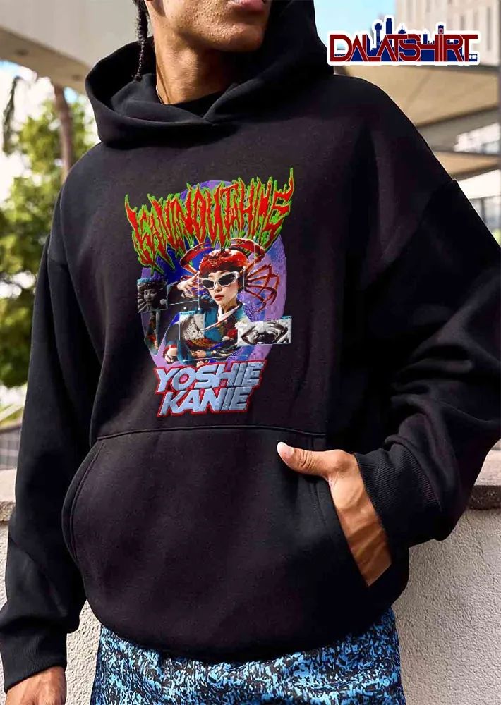 Kaninouahime Yoshie Kanie Woman Kimono Crab Hat Sunglasses Bootleg shirt
