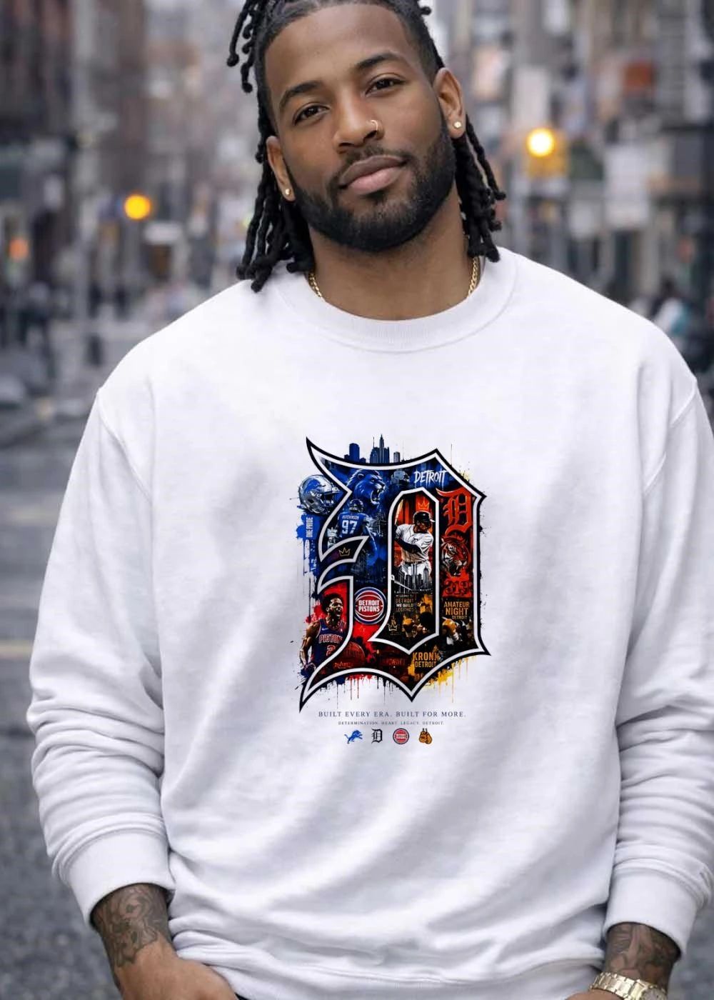 Determination Heart Legacy Detroit One Pride Hutchinson 97 Lions Pistons 313 Amateur Night Kronk Built Every Era More Shirt