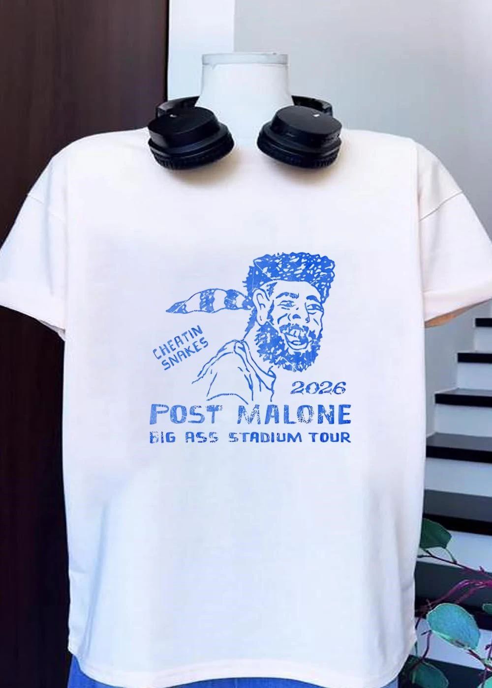 Cheatin Snakes Post Malone 2026 Big Ass Stadium Tour Graphic Shirt