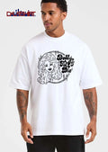Dolly Til I Die Line Art Vintage Woman Big Curly Hair Lasso shirt