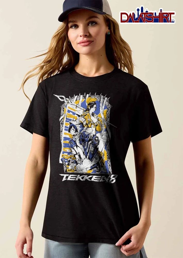 Tekken 8 Team Princess Anime Female Fighters Chameleon Flag shirt