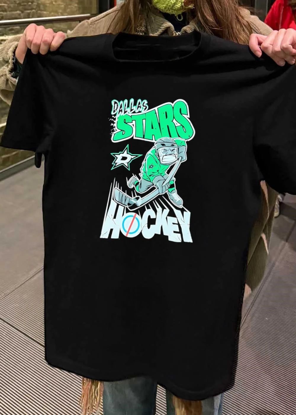 Dallas Stars Hockey Player Skating T-Shirt