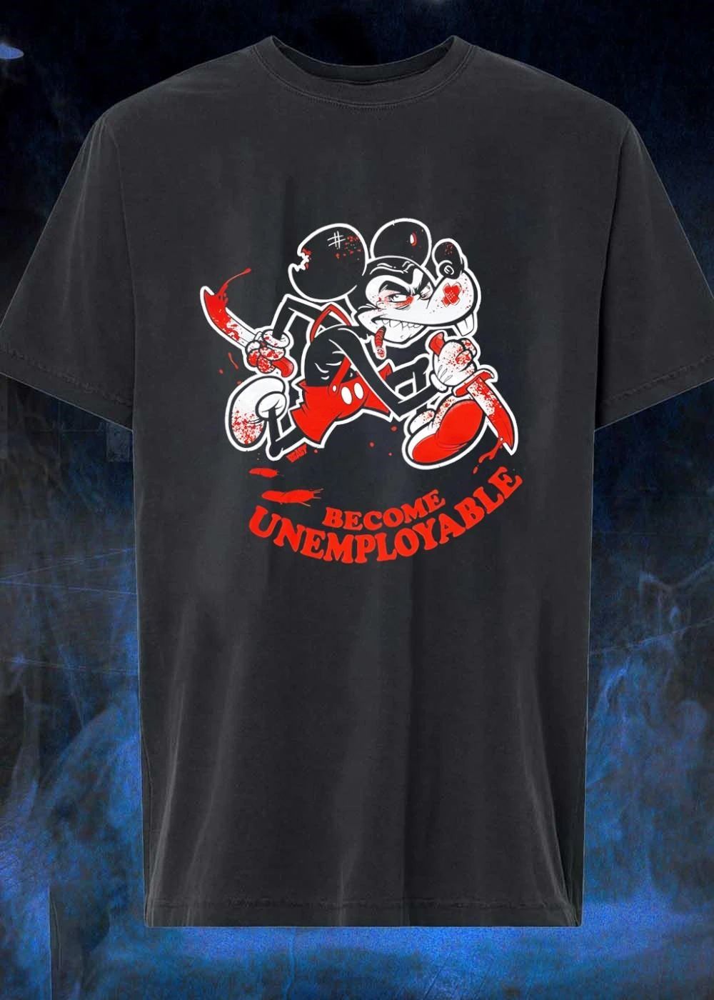 Beast Become Unemployable Bloody Mouse Shirt