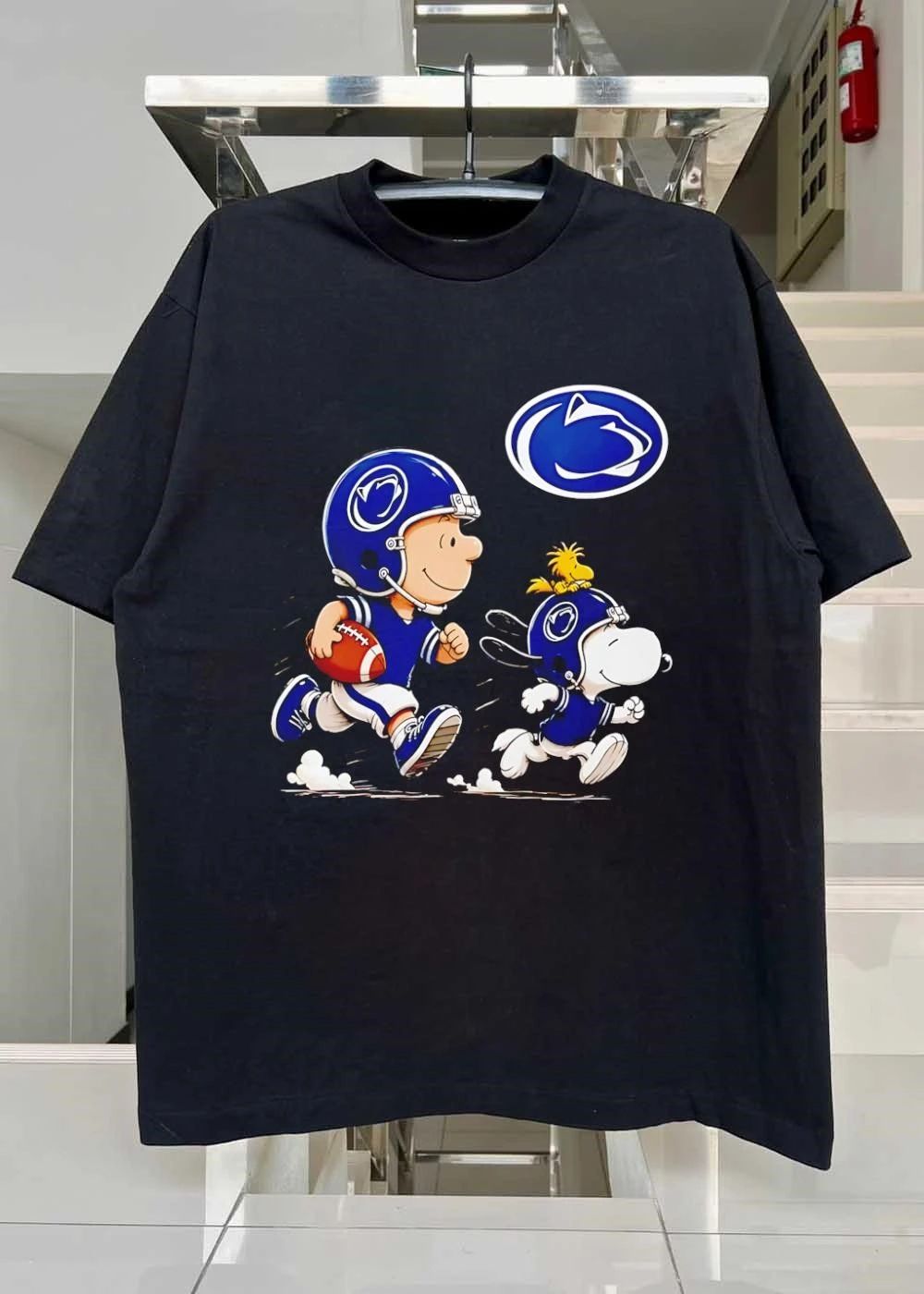 Peanuts Gang Running Football Penn State Nittany Lions Shirt