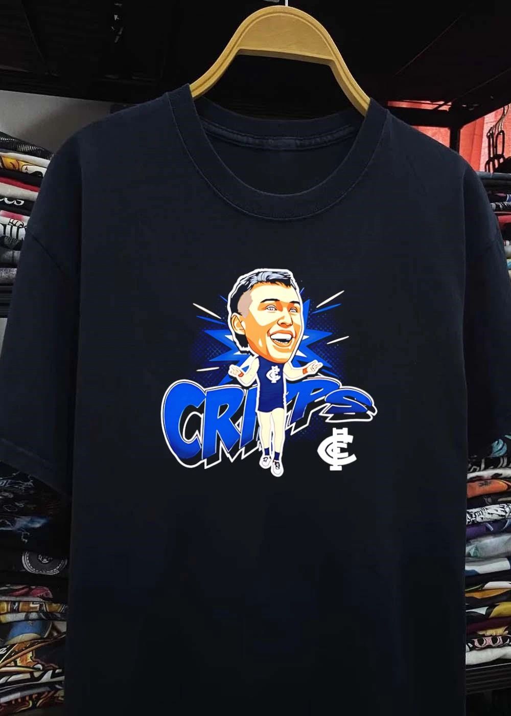 Carlton Football Club Patrick Cripps Caricature Carlton T-Shirt