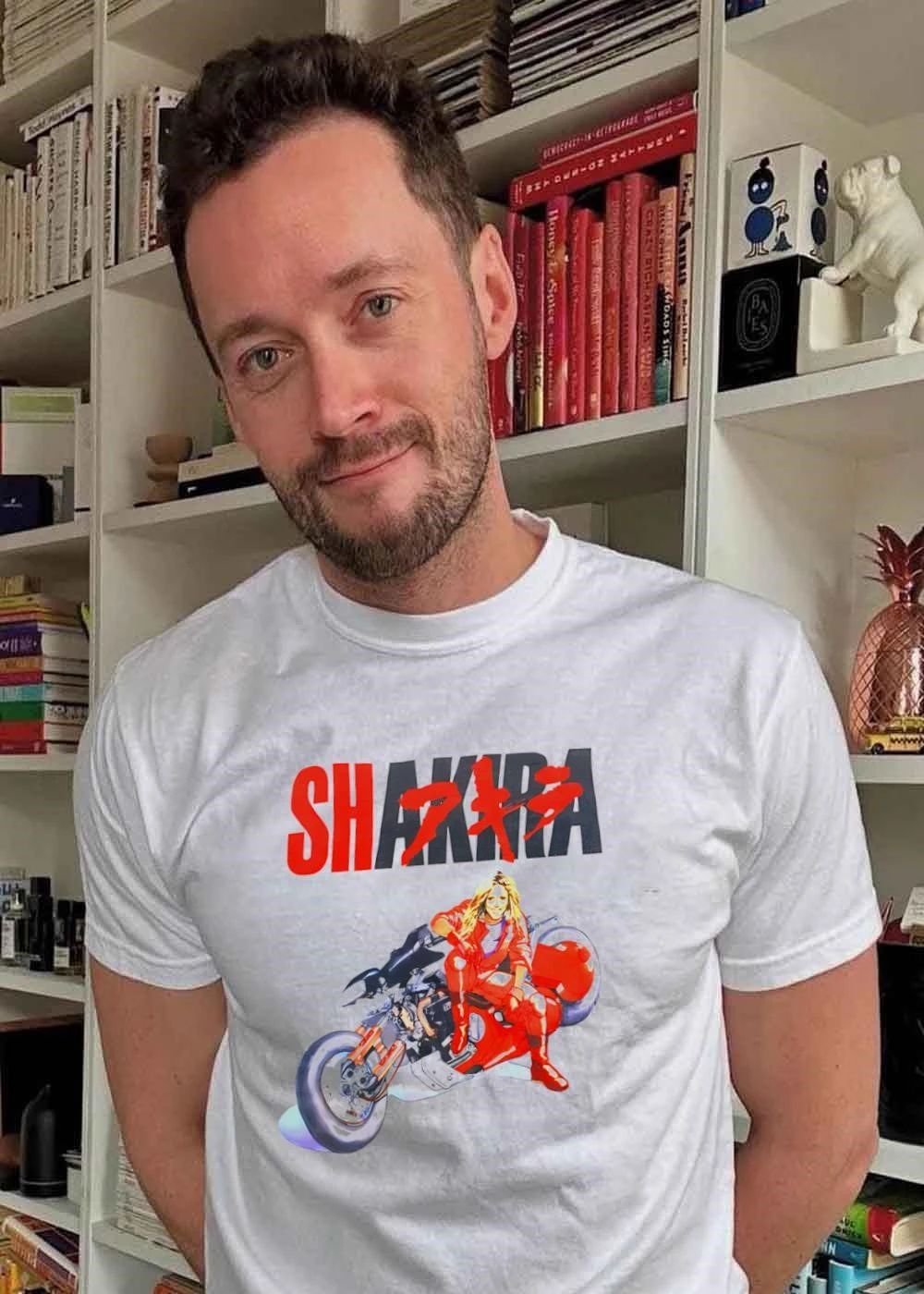Shakira Mashup Akira Anime Series Fan Art T-Shirt