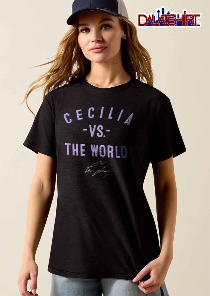 Nwhl Bet On Women Cecilia Vs The World Signature Purple Typography shirt