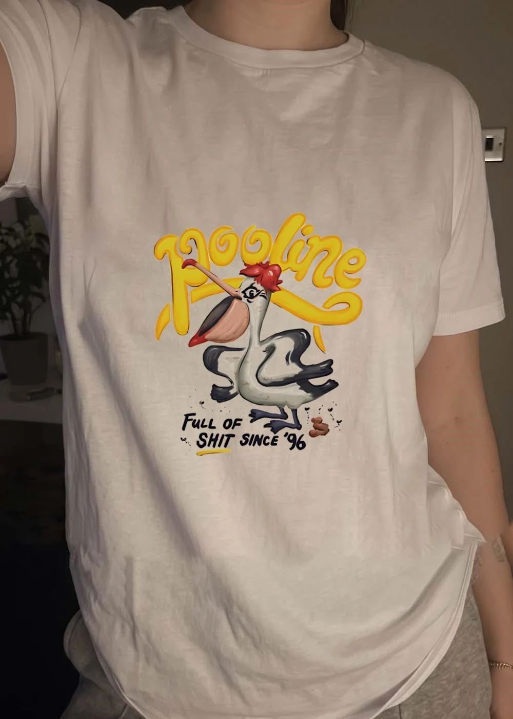 Pooline Pelican Full of Shit Since 96 Funny Graphic shirt