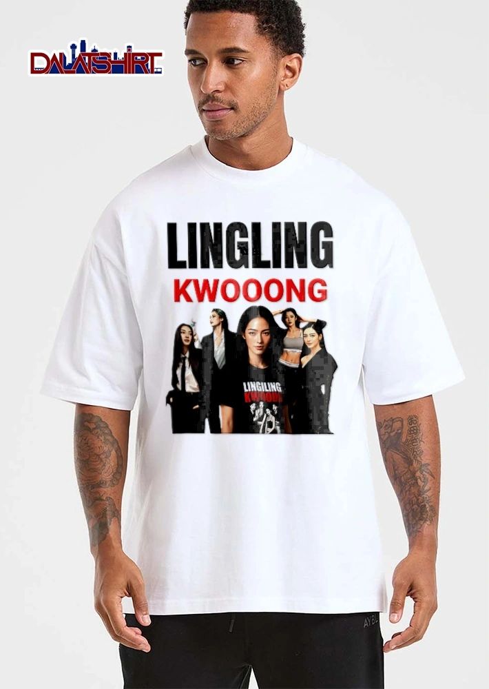 Lingling Kwooong Kwong Bootleg Photo Collage Various Poses shirt
