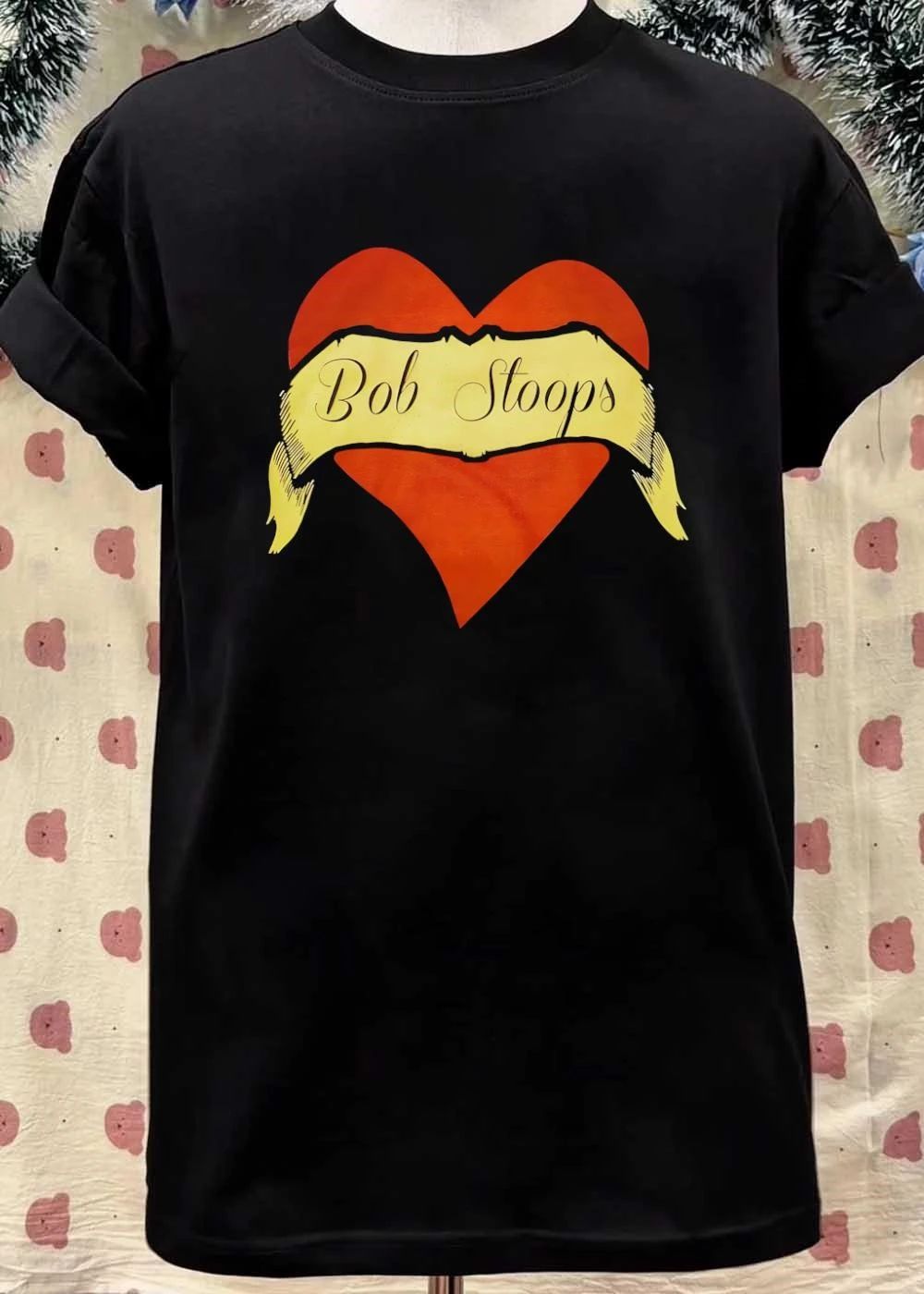 Bob Stoops Heart Banner Logo Oklahoma Sooners T-Shirt
