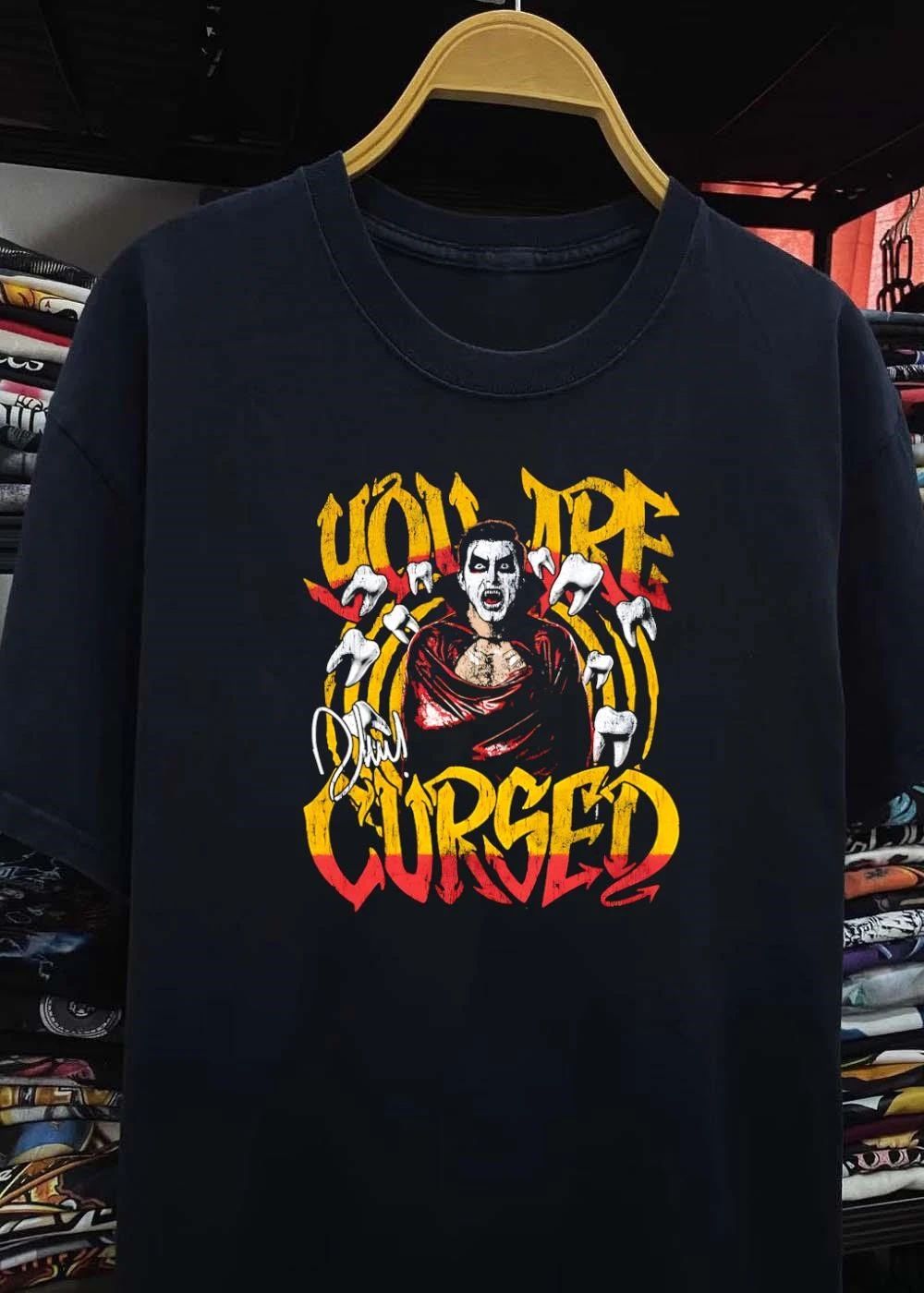 Danhausen You Are Cursed Teeth Illustration shirt