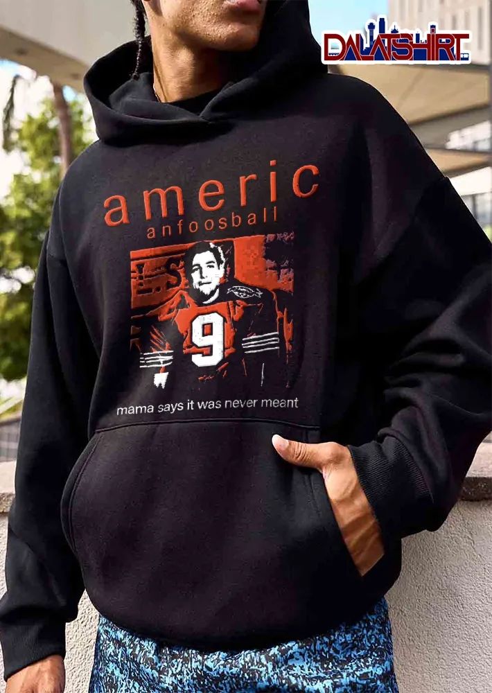 Americ Anfoosball Mama Says It Was Never Meant Adam Sandler Bobby Boucher The Waterboy Football Jersey Stencil shirt