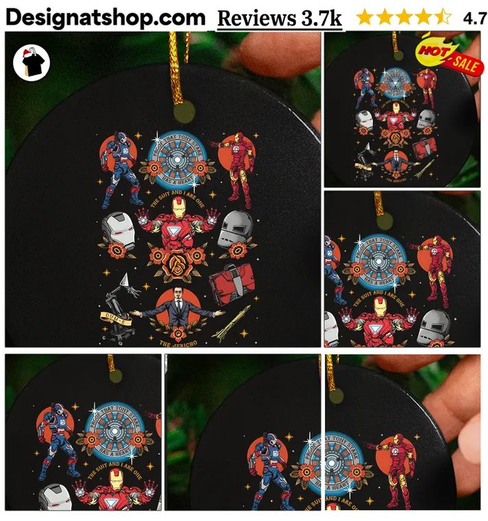 Iron Man armor suit and Tony Stark Proof that Tony Stark has a Heart shirt
