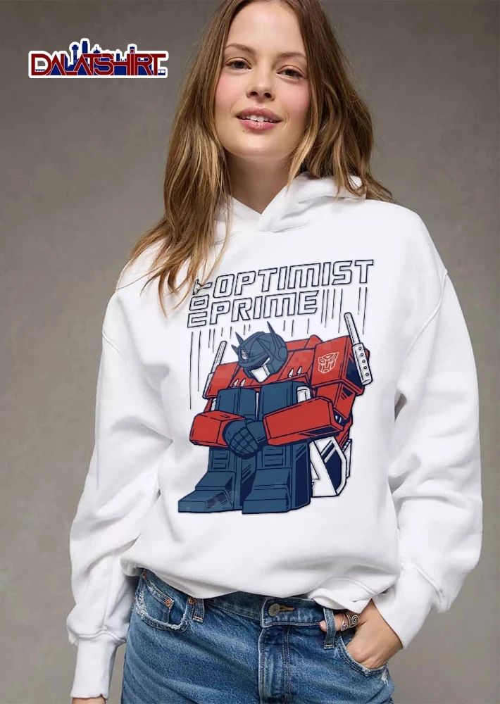Autobots Not Optimist Prime Depressed Sad Robot Sitting Cartoon shirt